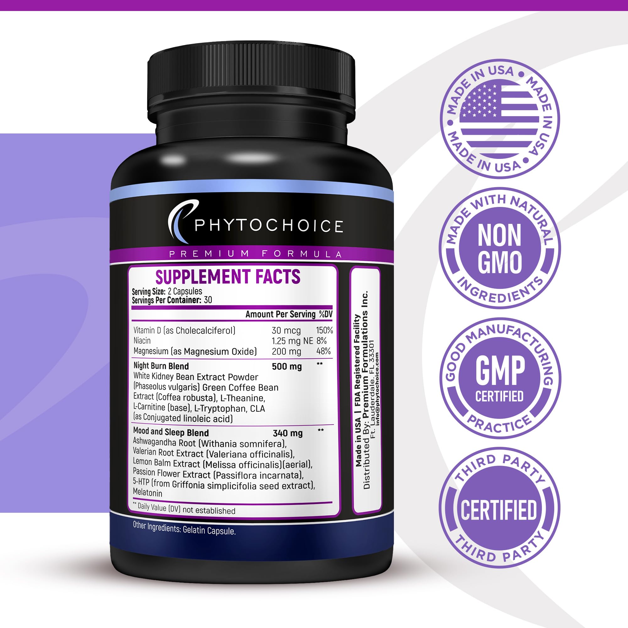 PHYTOCHOICE Night Time Fat Burner 57g lifestyle image