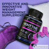 PHYTOCHOICE Night Time Fat Burner 57g side view