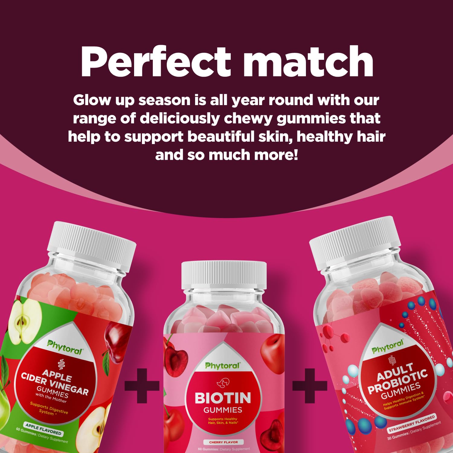 Phytoral Biotin & Collagen Gummies lifestyle scene