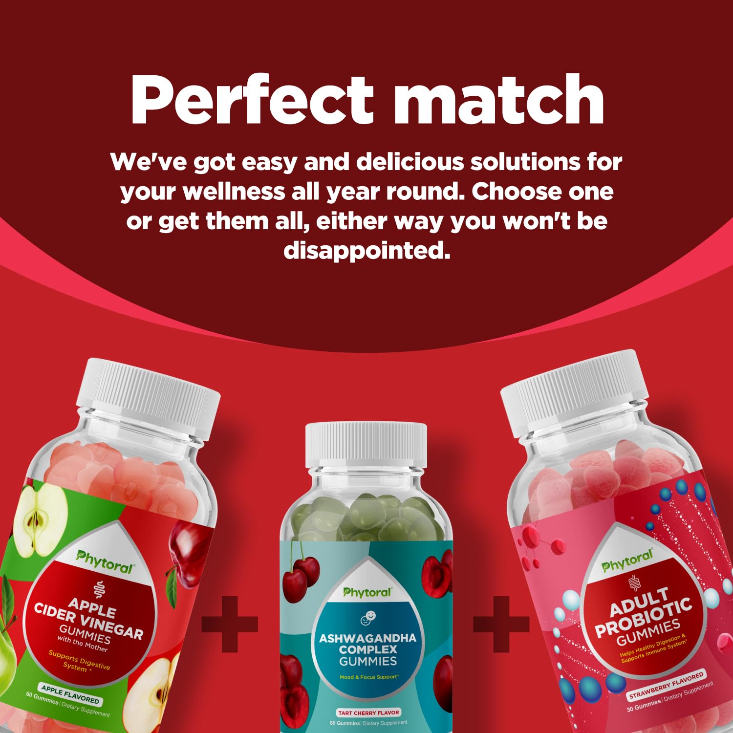 Phytoral Cranberry Gummies open bottle showing gummies