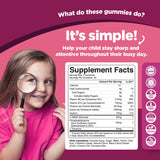 Phytoral Kids Brain Support Gummies close-up of gummies