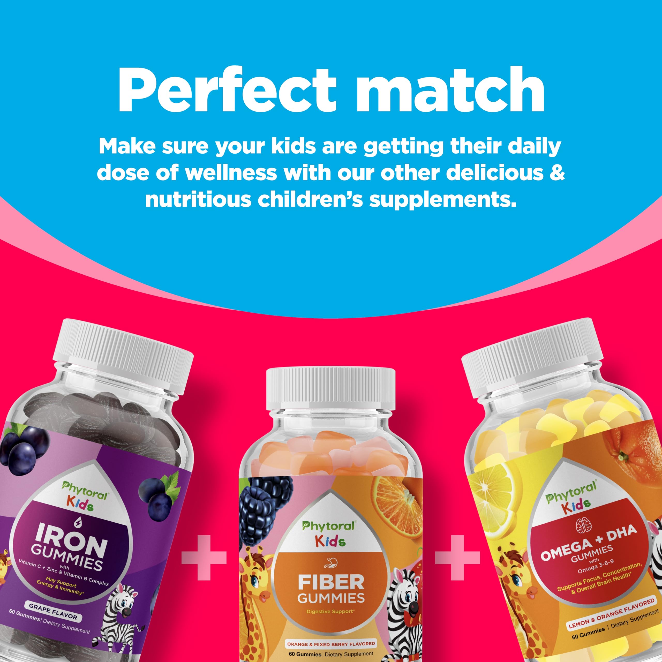 Phytoral Kids Multivitamins Gummies lifestyle scene with kids