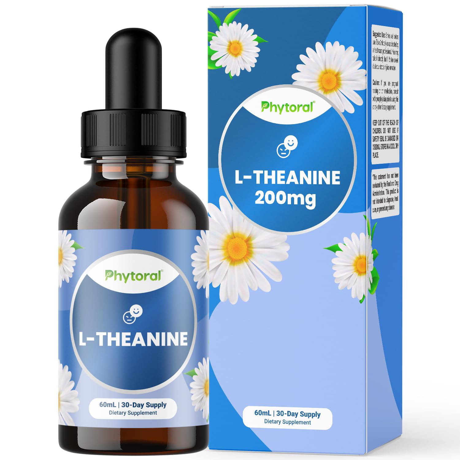 Phytoral L-Theanine Liquid Drops for Kids 132g front view