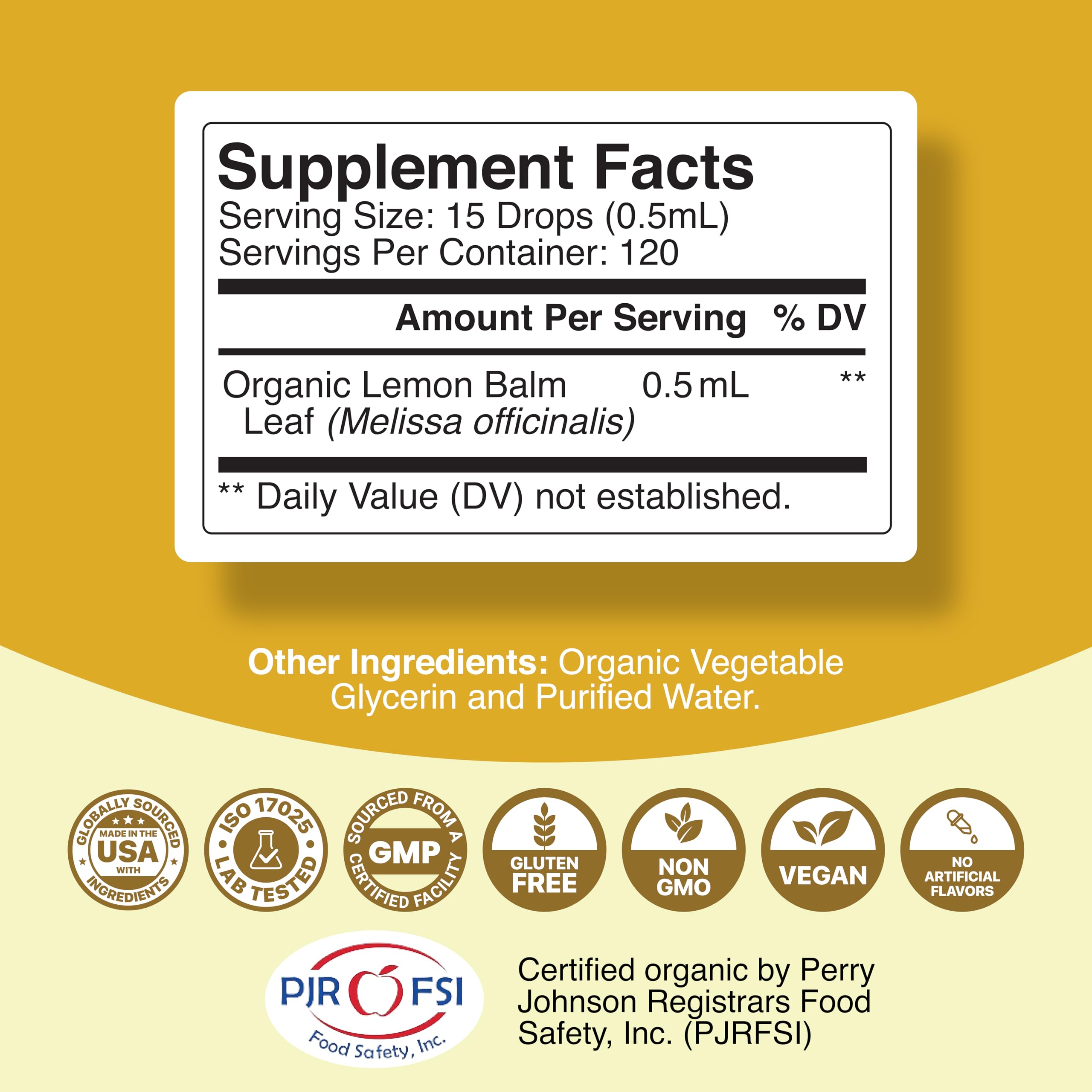 Phytoral Lemon Balm Leaf Extract packaging side view