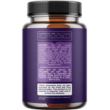 Phytoral Magnesium Complex Capsules 400mg back view with nutritional information