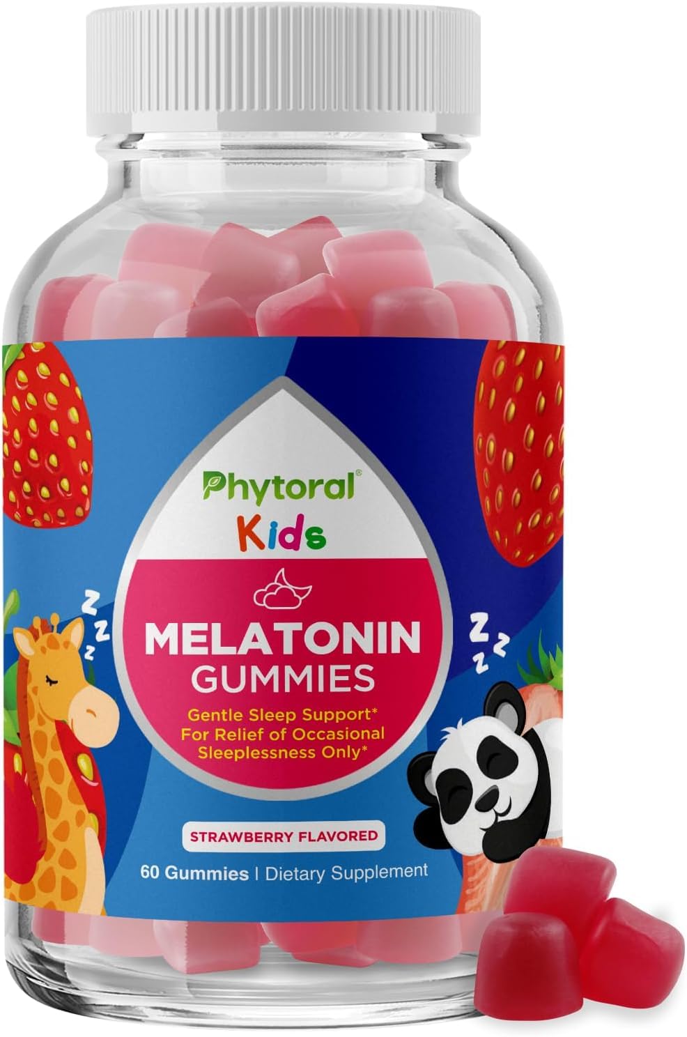 Phytoral Melatonin Gummies for Kids front view packaging