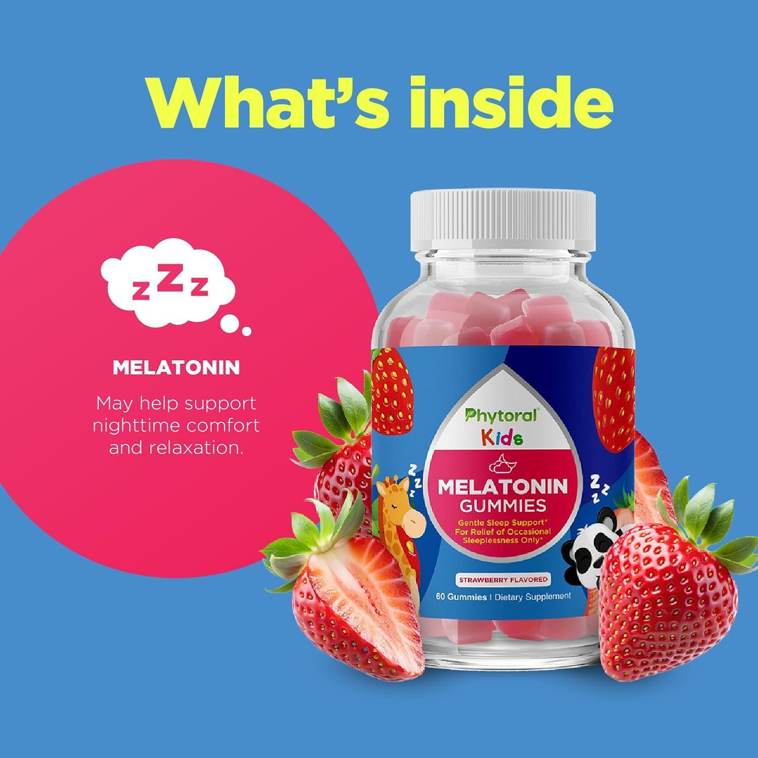 Phytoral Melatonin Gummies for Kids in a child's hand