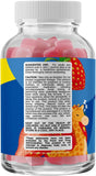Phytoral Melatonin Gummies for Kids side view with gummies