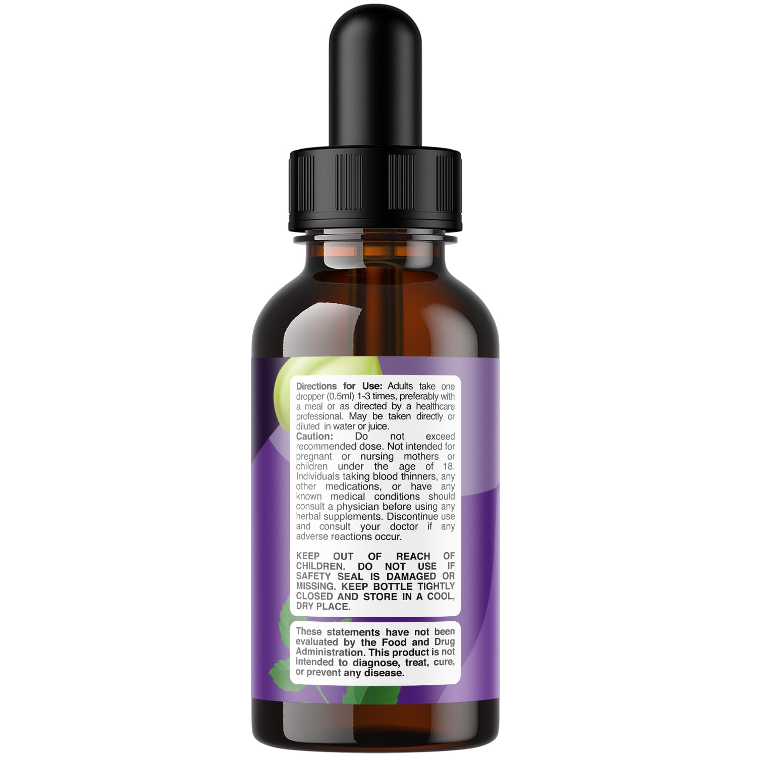 Phytoral Organic Ashwagandha Extract 141g drops packaging