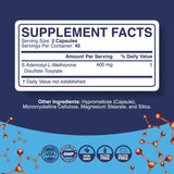 Phytoral SamE 400 Mood & Joint Supplement capsule close-up