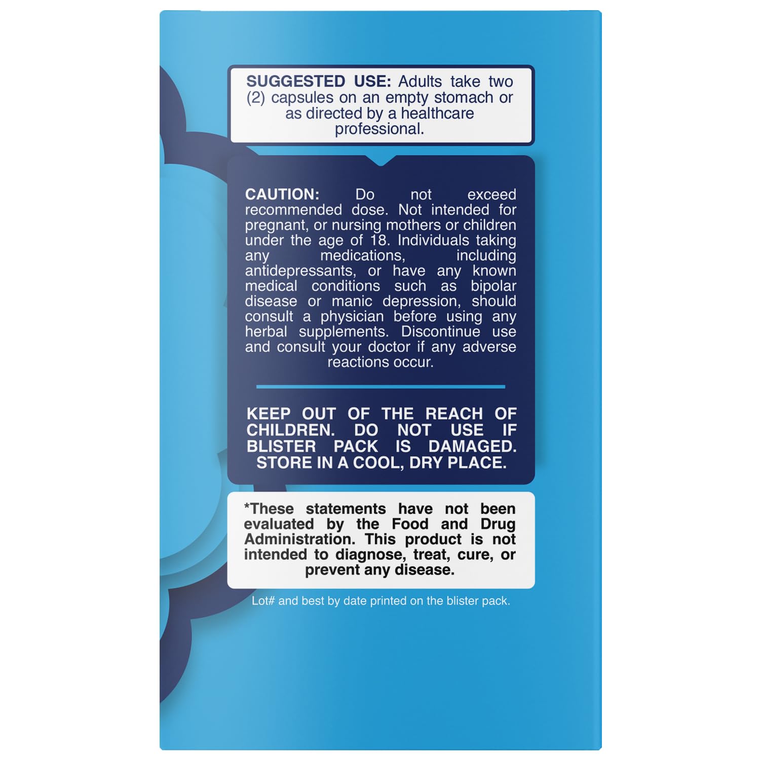 Phytoral SamE 400 Mood & Joint Supplement side view