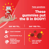Phytoral Vitamin B Complex Gummies with a measuring spoon