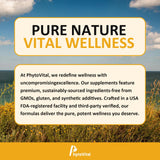 PhytoVital Pumpkin Seed Oil Softgels showing serving size
