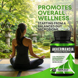 Phyzen Akkermansia Probiotic Capsules with a measuring spoon for dosage