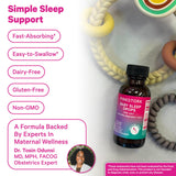 Pink Stork Baby Sleep Drops 1 oz with measuring dropper
