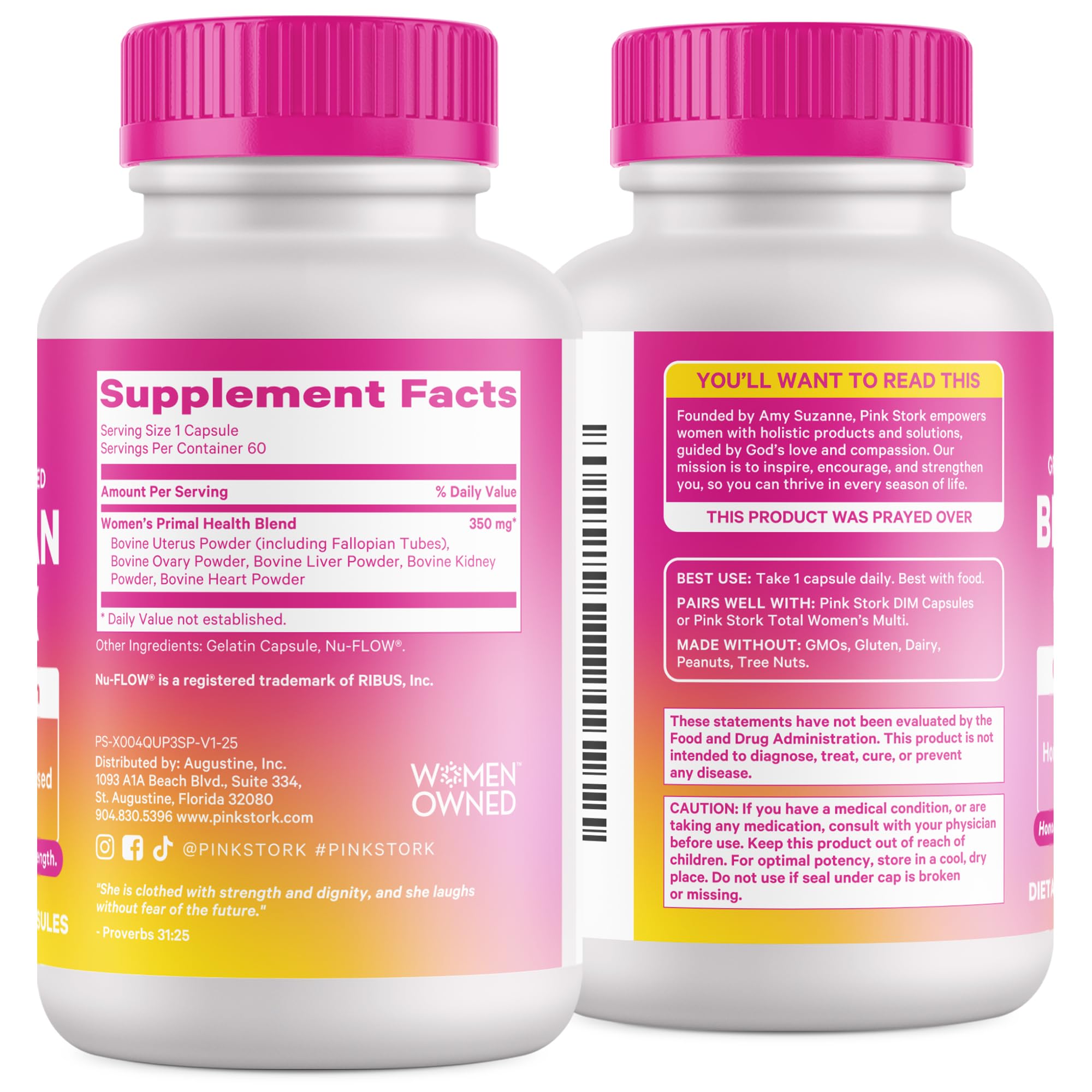 Pink Stork Beef Liver Capsules 350mg lifestyle scene