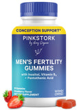 Pink Stork Blue Stork Fertility Support Gummies for Men front view