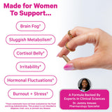 Pink Stork Cortisol Probiotic capsule close-up