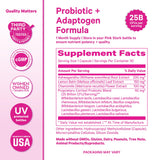 Pink Stork Cortisol Probiotic UV-protected packaging