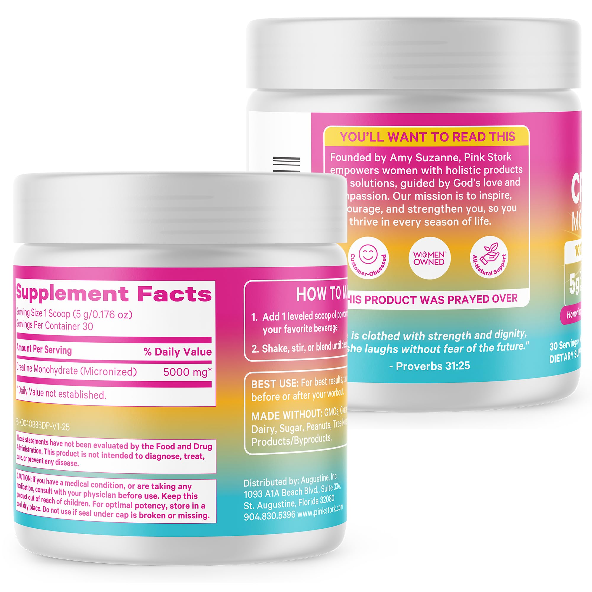 Pink Stork Creatine Monohydrate Powder lifestyle scene