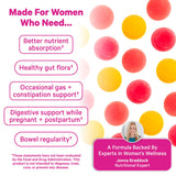 Pink Stork Fiber Gummies with chicory root ingredients