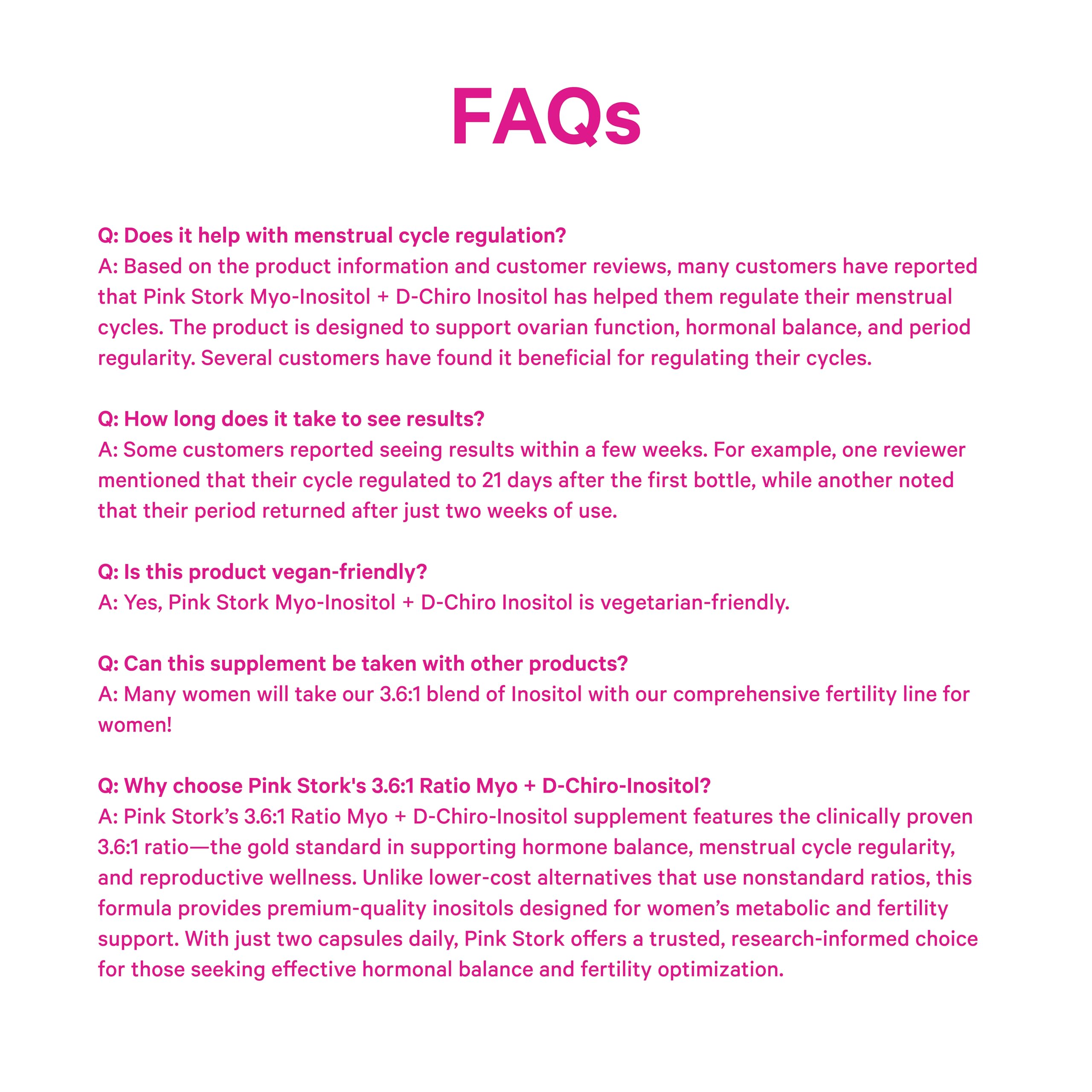 Pink Stork Inositol Supplement lifestyle setting
