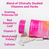 Pink Stork Labor Prep Evening Primrose Oil Capsules side view