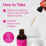 Pink Stork Labor Prep Tincture 2 oz side view