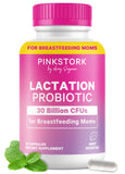 Pink Stork Lactation Probiotic 30 Capsules front view