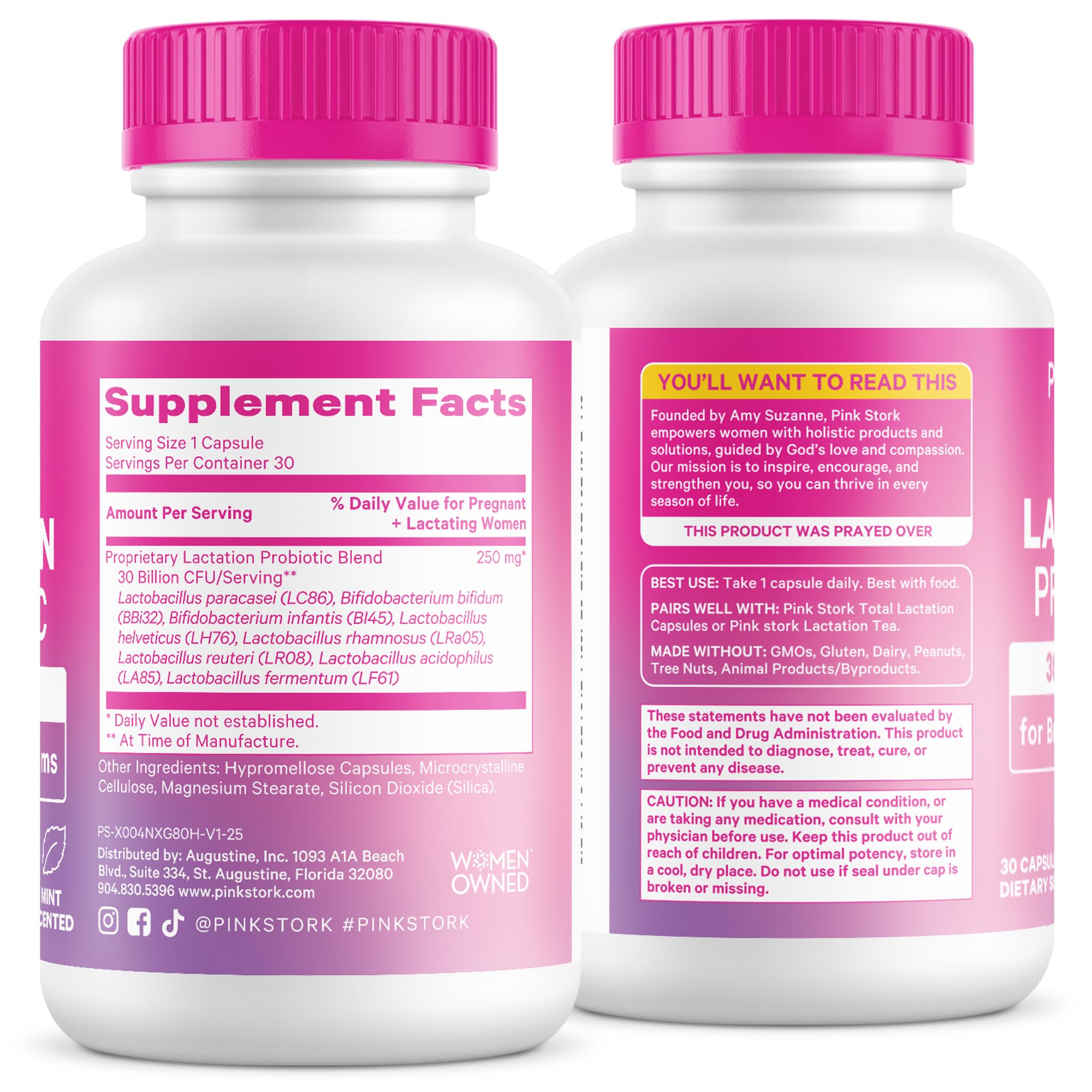 Pink Stork Lactation Probiotic with other Pink Stork products