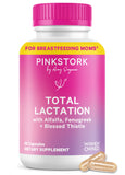 Pink Stork Lactation Support Supplement bottle front view