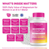 Pink Stork Magnesium Complex 420mg capsule close-up