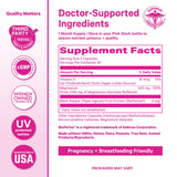 Pink Stork Magnesium Glycinate Capsules close-up of capsules
