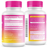 Pink Stork Magnesium Glycinate Capsules lifestyle scene with a glass of water