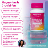 Pink Stork Magnesium Glycinate Capsules side view