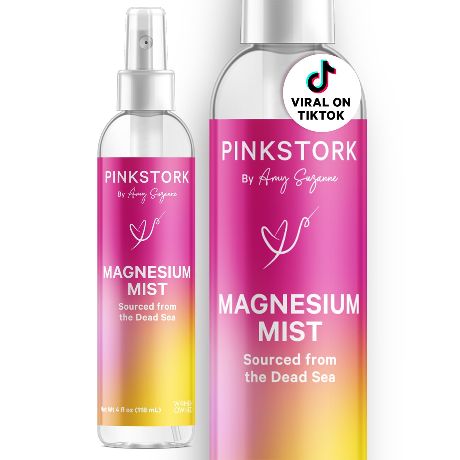 Pink Stork Magnesium Mist Spray 200mg front view