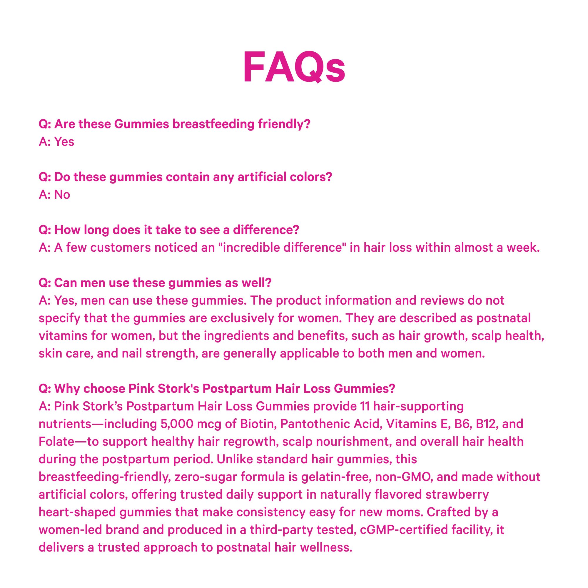 Pink Stork Postpartum Hair use Gummies lifestyle scene