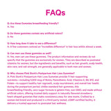 Pink Stork Postpartum Hair use Gummies lifestyle scene