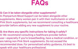 Pink Stork Postpartum Mood Support product packaging