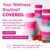 Pink Stork Premium Fertility Gummies ingredients list