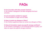 Pink Stork Prenatal Choline packaging details