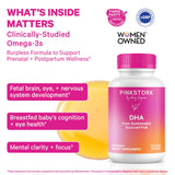 Pink Stork Prenatal DHA Omega 3 Supplement bottle with label