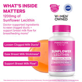 Pink Stork Sunflower Lecithin softgels packaging