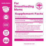 Pink Stork Total Lactation Probiotic Supplement ingredients list