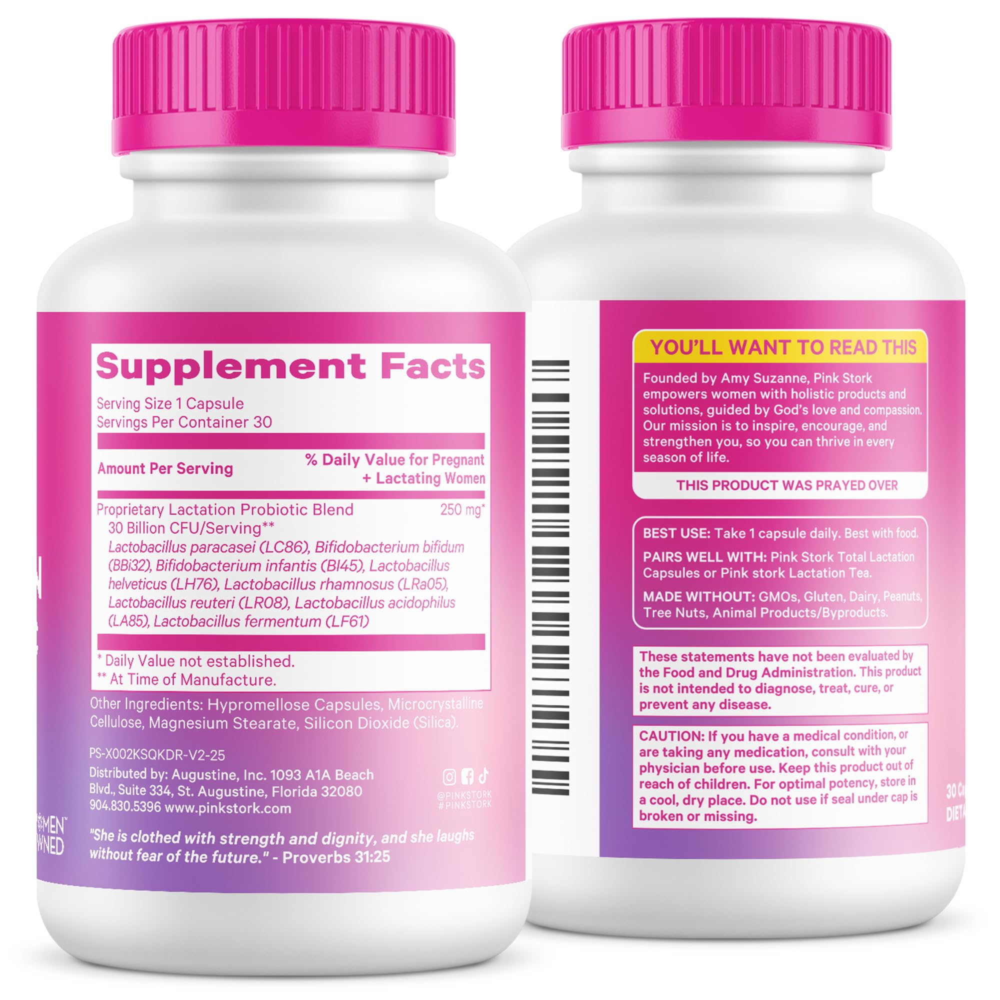 Pink Stork Total Lactation Probiotic Supplement lifestyle scene