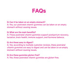 Pink Stork Total Postnatal Gummies packaging details