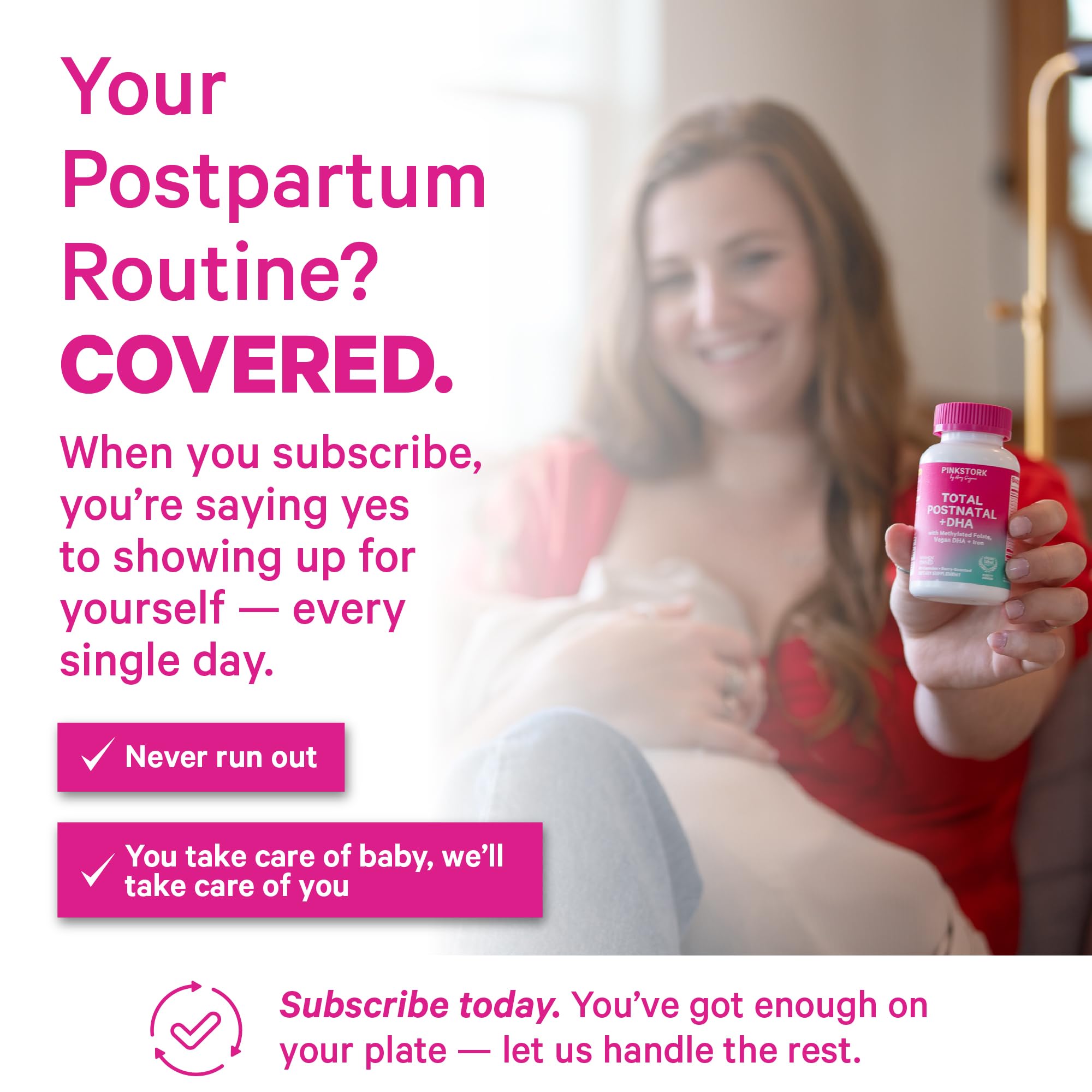 Pink Stork Total Postnatal Multivitamin ingredients list