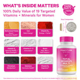 Pink Stork Total Women’s Multi 30 Capsules back view