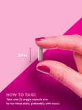 PINK Women's Probiotic Cranberry Supplement packaging with ingredients list