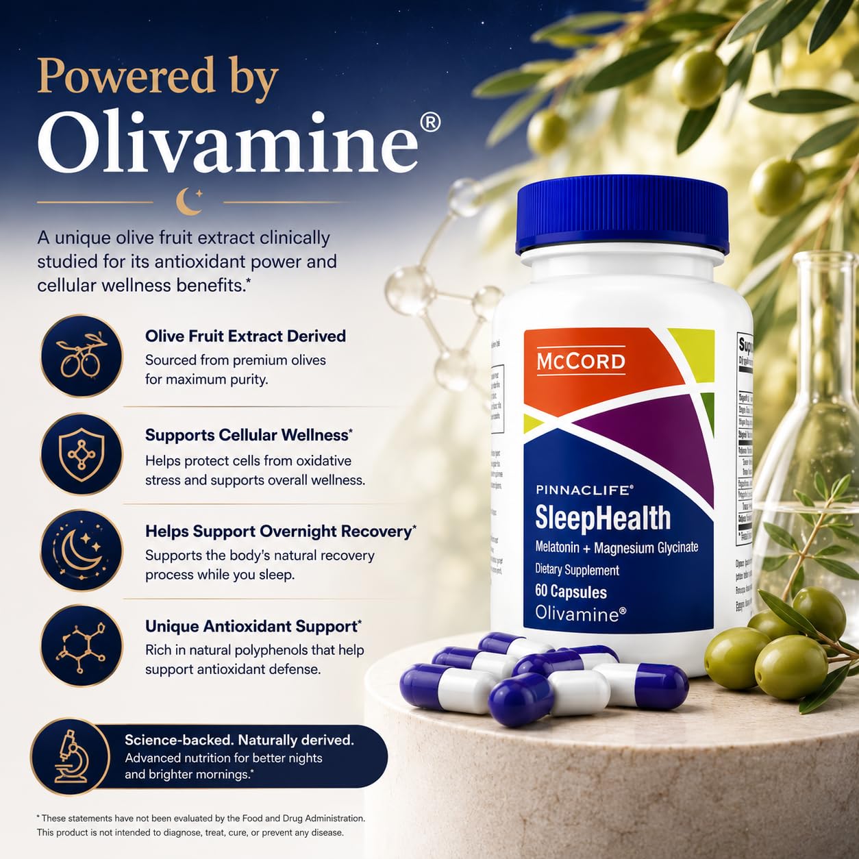 Pinnaclife SleepHealth Supplement capsule close-up